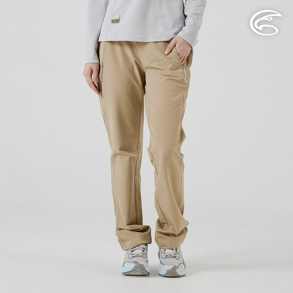 ADISI 女彈性撥水透氣恆溫快乾機能長褲 AP2521047 (S-2XL)｜魚鱗褲 防潑水 磨毛保暖 快乾