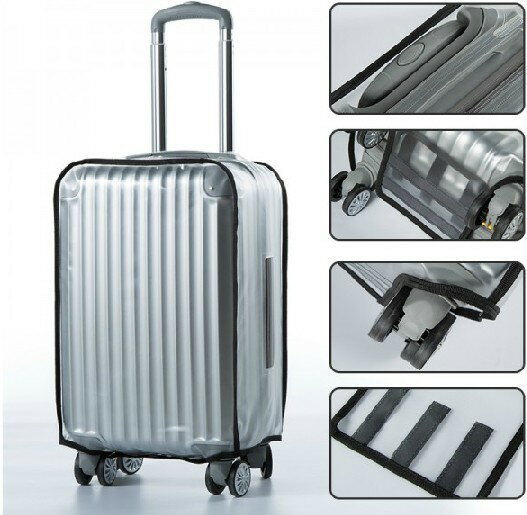 行李箱保護套透明防水拉桿箱皮箱防塵罩20/24/26/28/30寸加厚耐磨