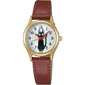 魔女宅急便 黑貓吉吉皮革手錶 女錶 禮物 日貨 正版授權 J00010229