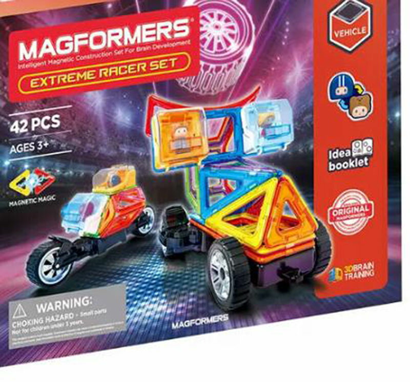 [COSCO代購4] W138889 Magformers 磁性建構片 極限賽車 42片裝