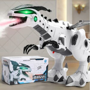 電動噴霧恐龍會走路的霸王龍機器機械2-6歲4男孩動物仿真兒童玩具【林之舍】