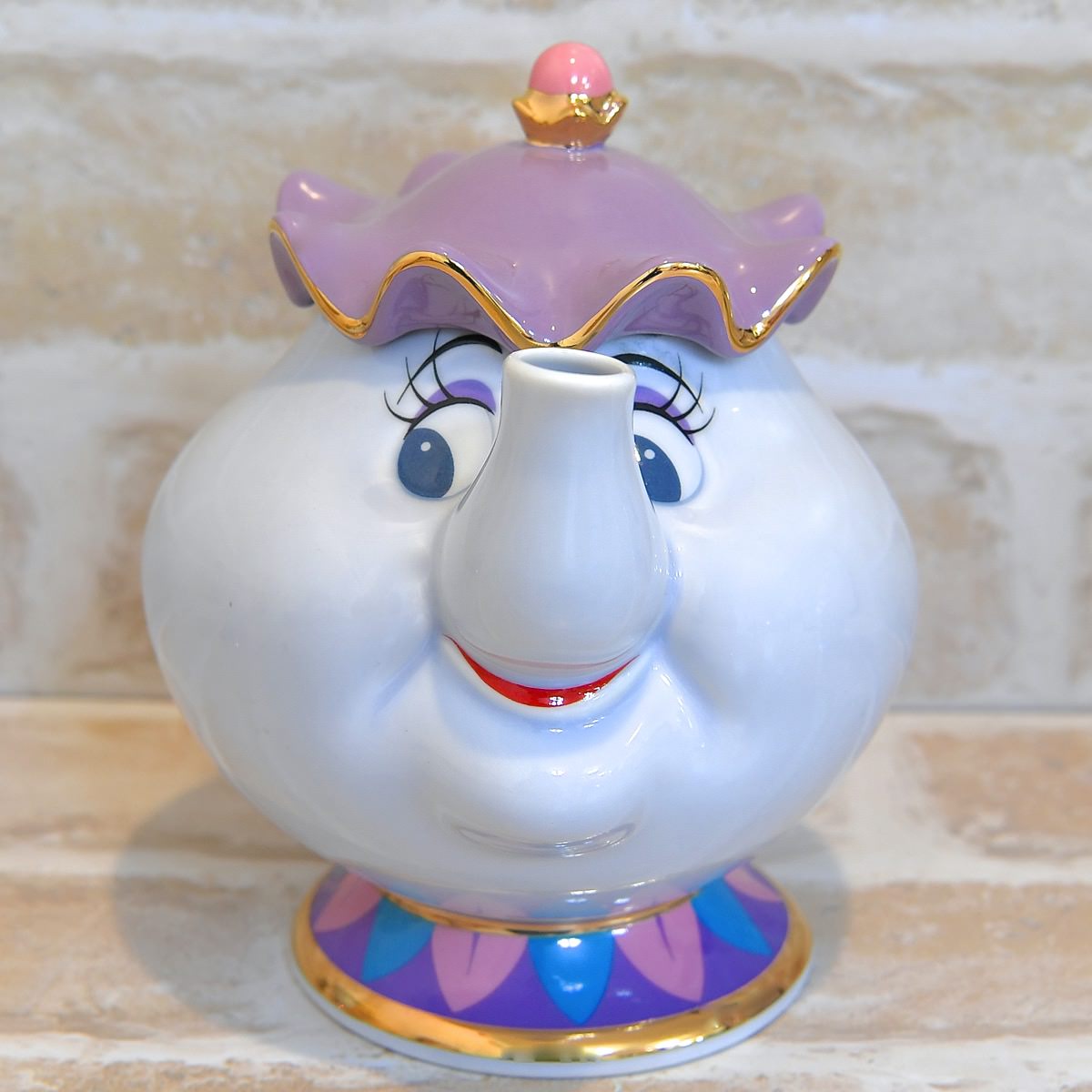 日本東京迪士尼代購專區Disney美女與野獸貝兒Bella阿奇杯茶壺媽媽茶煲太太-日本製-售糖罐子一個 3