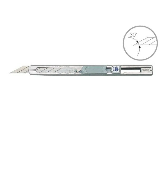 日本製 KDS 美工刀 S-18 小型 30度刀片*3支