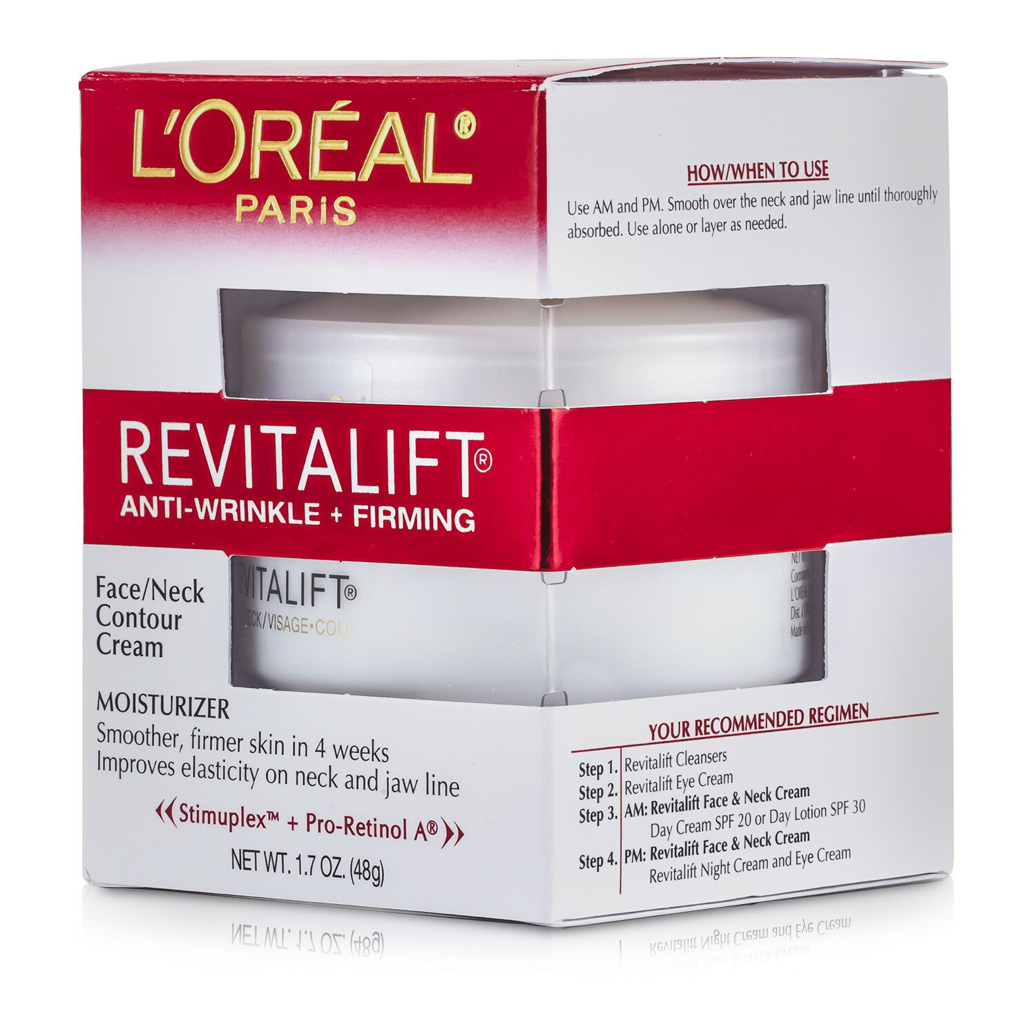 萊雅 L'Oreal - 活力緊緻面頸霜RevitaLift Anti-Wrinkle + Firming Face/ Neck Contour Cream