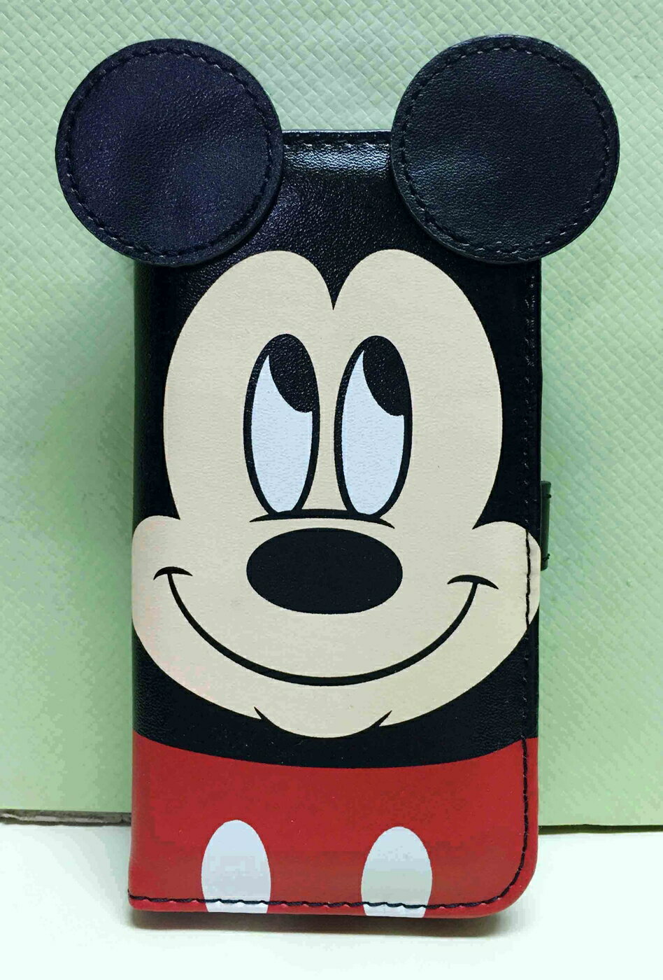 【震撼精品百貨】米奇/米妮 Micky Mouse IPHONE 6掀蓋式皮套-米奇臉 震撼日式精品百貨