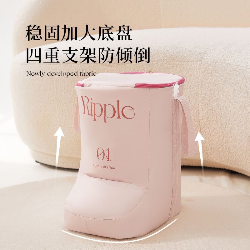 泡腳桶 折疊泡腳桶冬天過小腿家用泡腳袋保溫便攜式加深足浴桶洗腳盆神器S041快速出貨