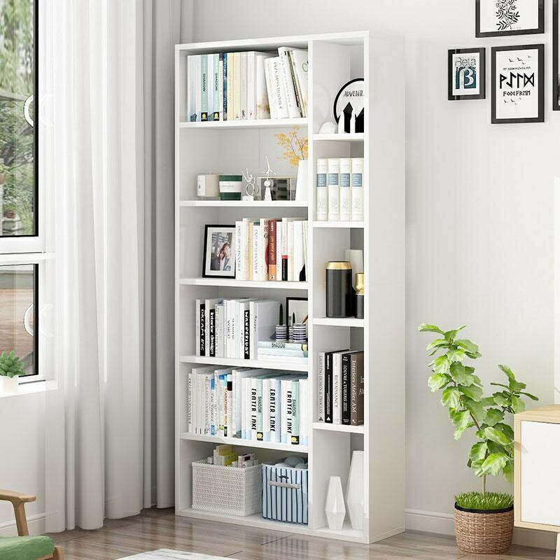 免運 8折下殺 書柜書架簡約落地小柜子置物架客廳儲物臥室收納學生家用簡易書架 公司貨 可開發票