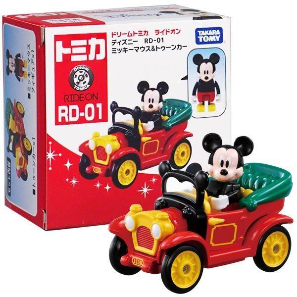 真愛日本 迪士尼 TOMY車 RD01 米奇 老式汽車 TOMICA TAKARATOMY 小車 玩具車