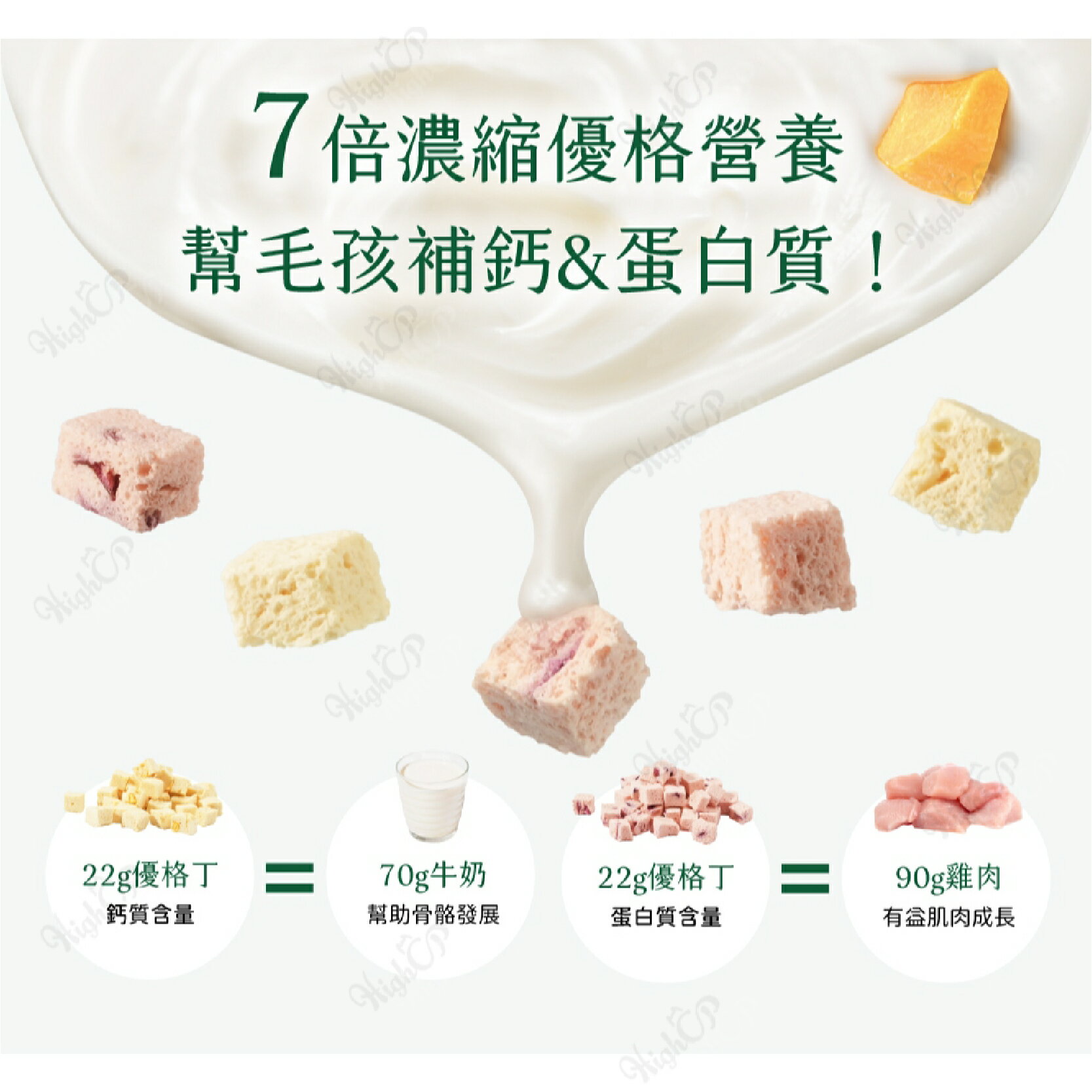 汪喵星球 寵物凍乾 凍乾零食丁 機能優格丁 原肉凍乾 貓零食 貓凍乾 貓食品 冷凍乾燥原肉小零嘴【241102】 3