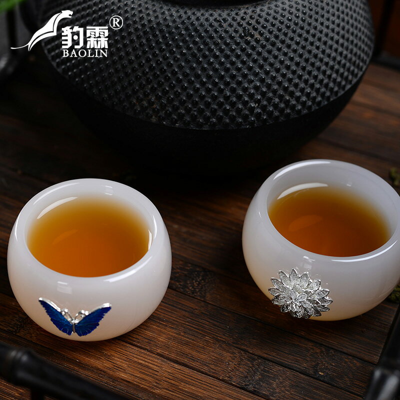 茶杯主人杯功夫茶男士高檔禮盒陶瓷單個女士優雅茶具喝紅茶杯日式