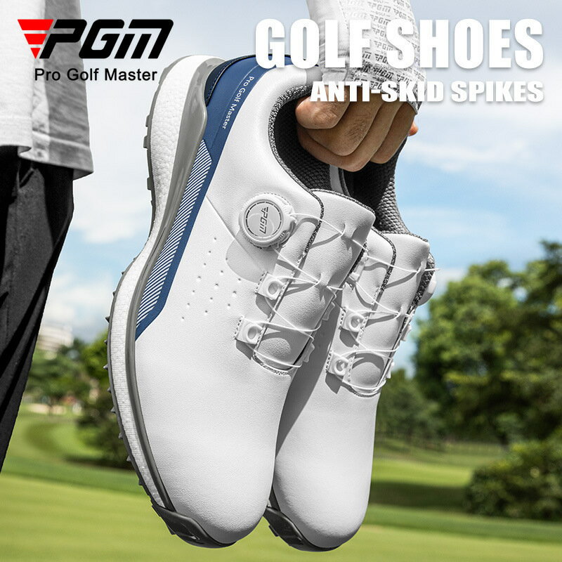 PGM 高爾夫球鞋夏季運動男球鞋 超軟爆米花中底旋鈕鞋帶golf男鞋
