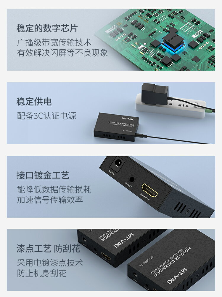 全網最低價~邁拓維矩hdmi網線延長器轉換網口rj45音視頻高清4K信號放大傳輸器 4