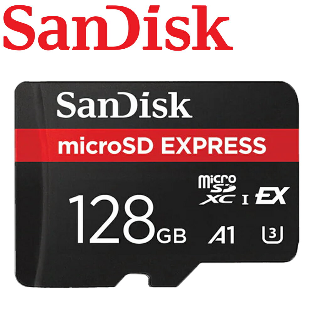 SanDisk 128GB microSD Express microSDXC TF U3 A1 記憶卡