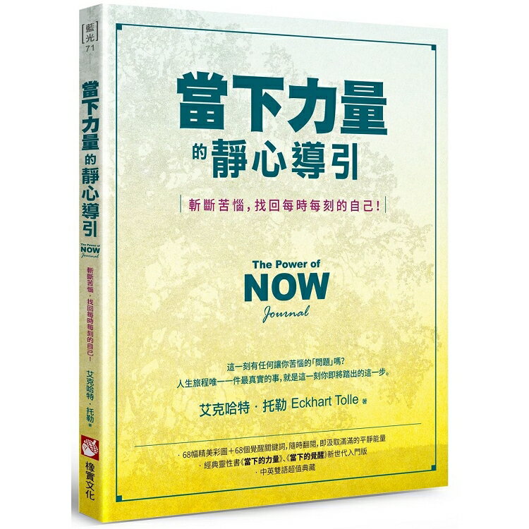 當下力量的靜心導引：斬斷苦惱，找回每時每刻的自己！