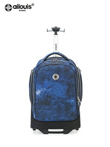 行李包 愛路易初高中小學生拉桿書包可爬樓大輪子時尚潮流男女兒童行李箱 交換禮物