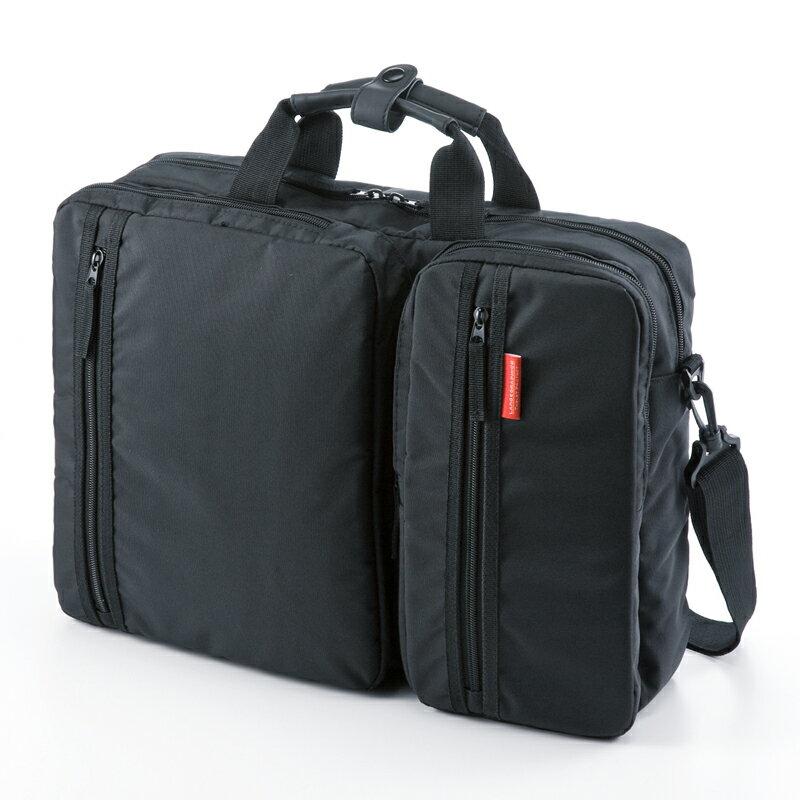 SANWA輕便型15.6寸電腦包 大容量多功能商務牛津布休閑背包