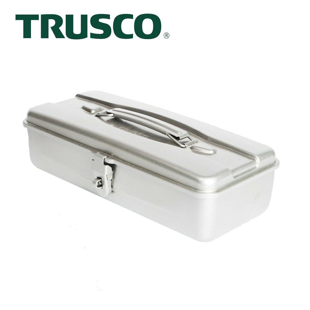 【Trusco】流線型工具箱（大）-槍銀 TY-370SV