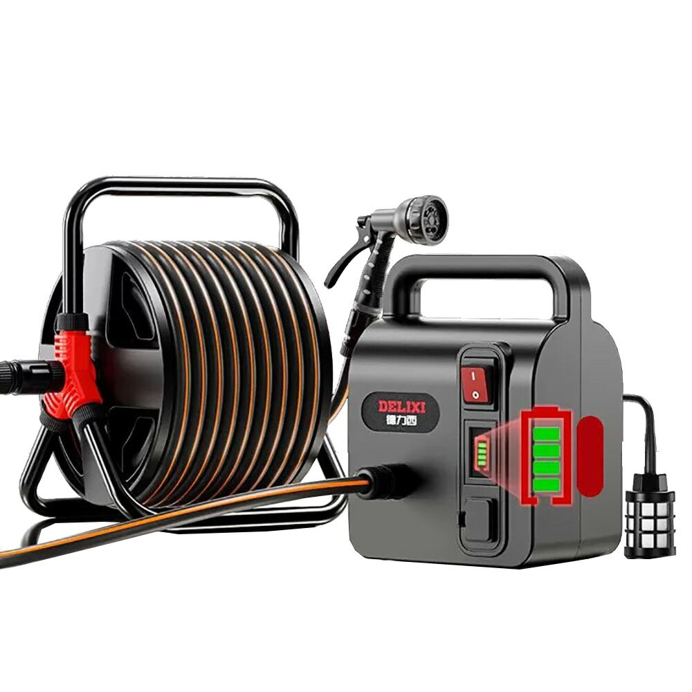 現貨 充電抽水泵 小型電動澆菜神器 298AH澆水機 農村菜地灌溉農用澆水泵