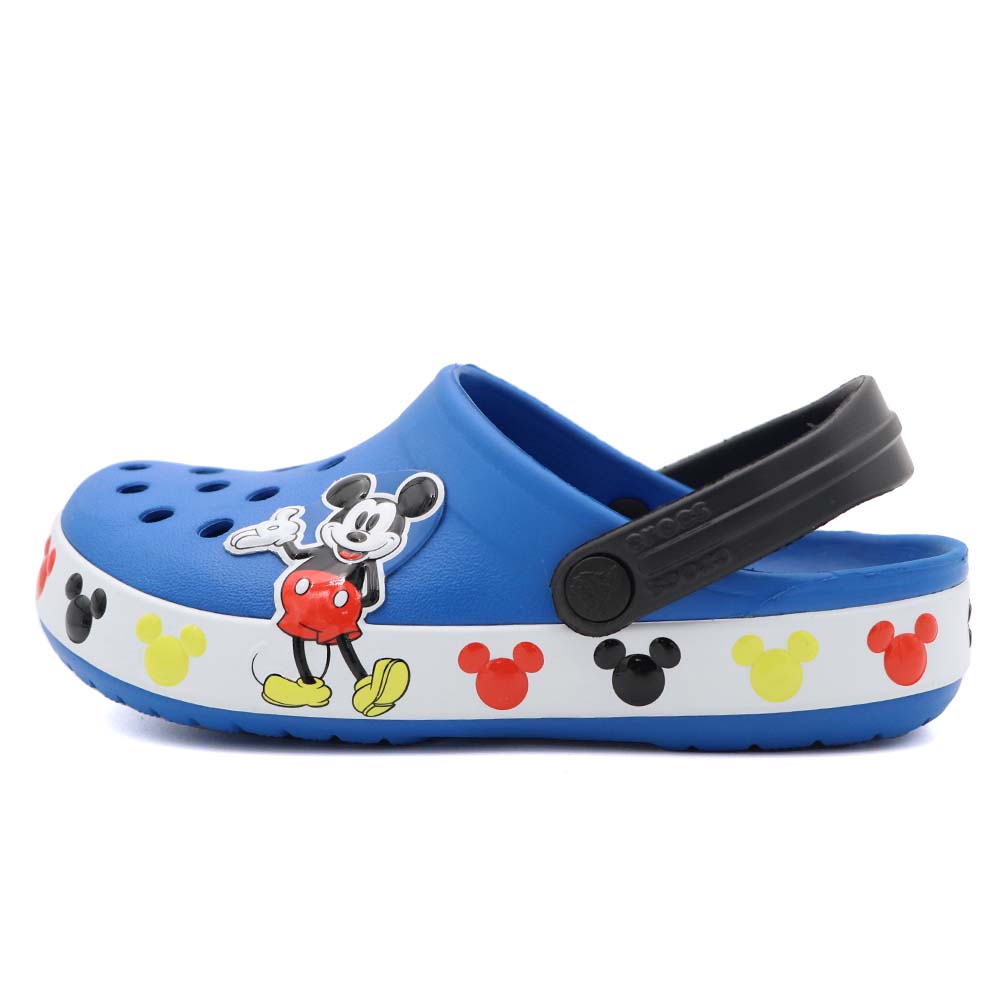 Crocs crocsfldisneymickey mousebandcgk卡駱馳 洞洞鞋 防水 中童 Disney 米奇藍 R5568 (206307-4JL)