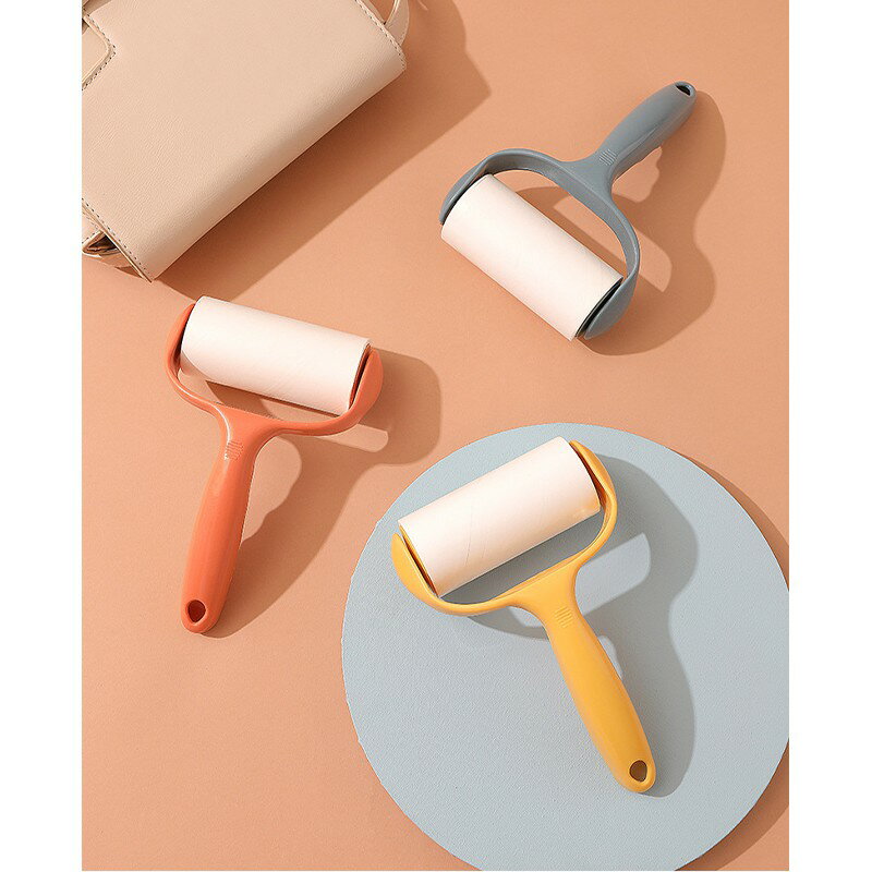 滾筒黏毛器【C017】台灣出貨 居家  可撕式 寵物 黏毛器 滾筒 捲筒 灰塵 除塵 除毛刷 斜撕 可撕 補充紙 1