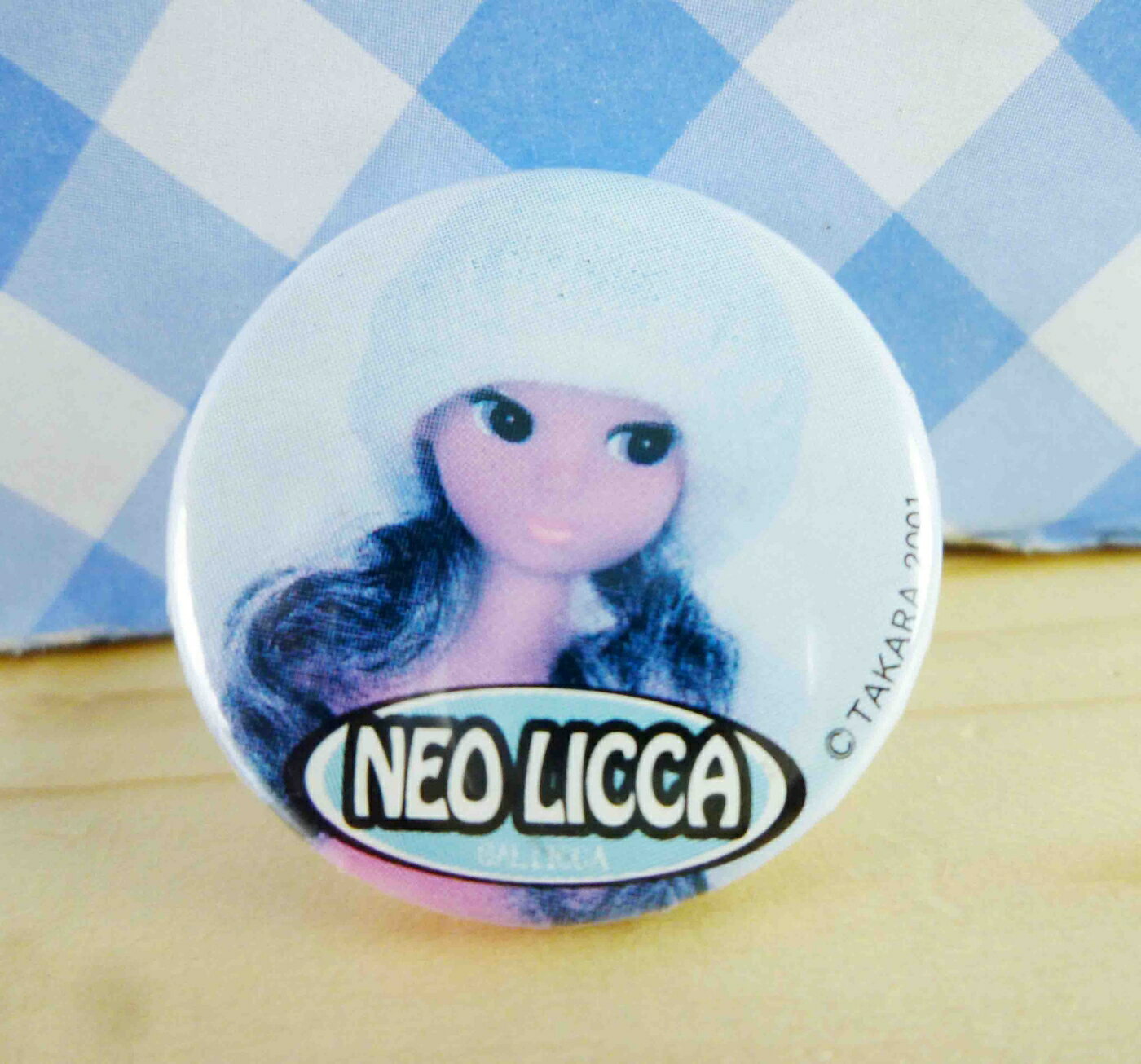 【震撼精品百貨】NEO LICCA麗卡 別針/胸針-帽黑髮 震撼日式精品百貨