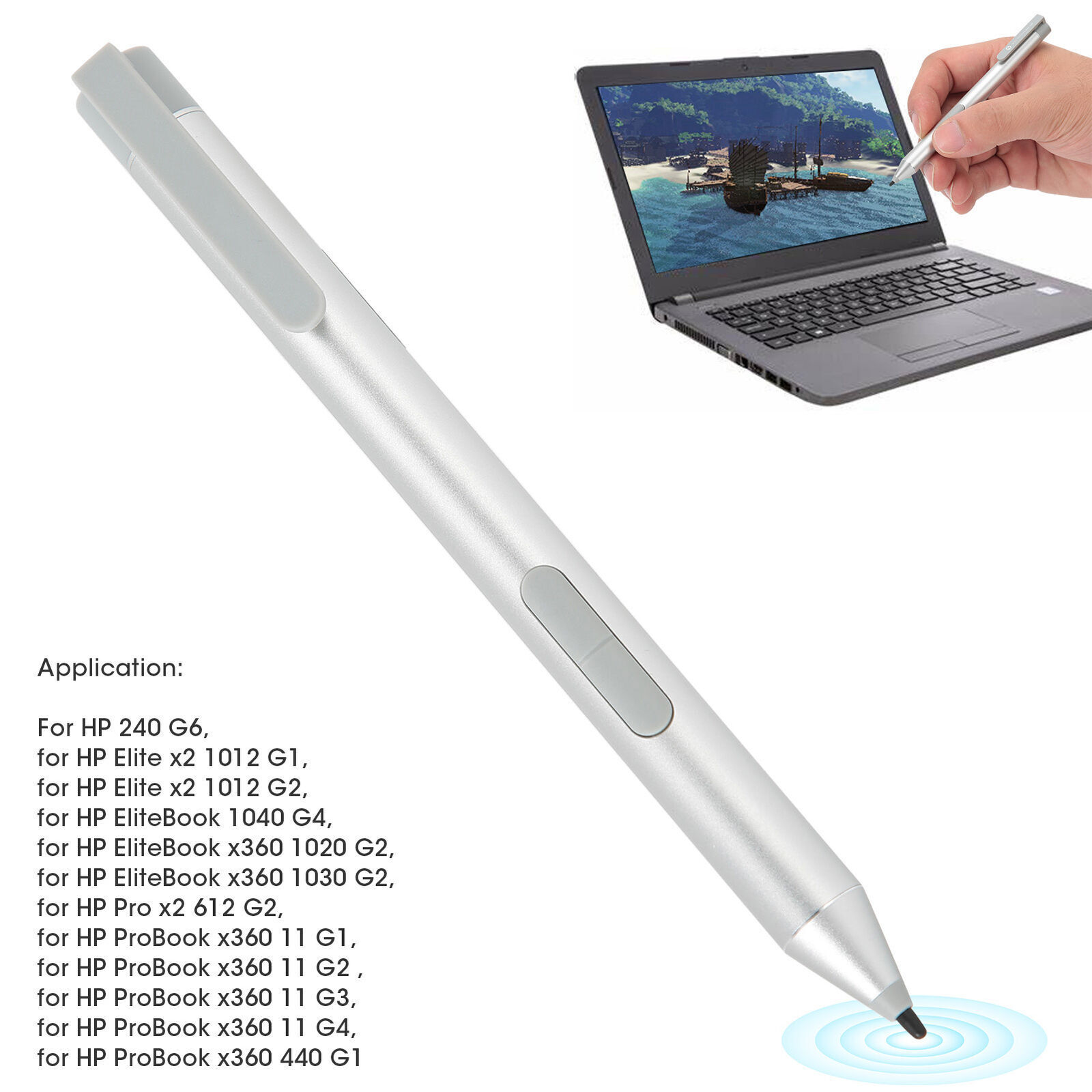 適用於惠普HP Elite x2 1012 G1 G2 240 G6 1020平板手寫筆觸控筆【北歐家居生活】