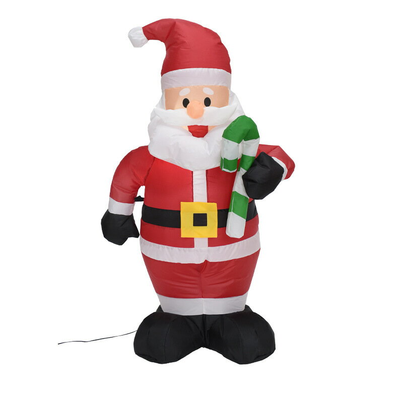 聖誕節裝飾 工廠直供爆款圣誕節用品庭院裝飾禮品 1.2米充氣圣誕老人充氣玩具 夏洛特居家名品