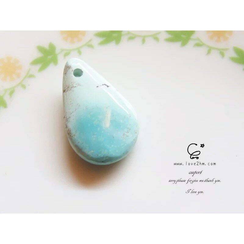 綠松石(湖北松) 2551/綠松石/水晶飾品/ [晶晶工坊-love2hm]