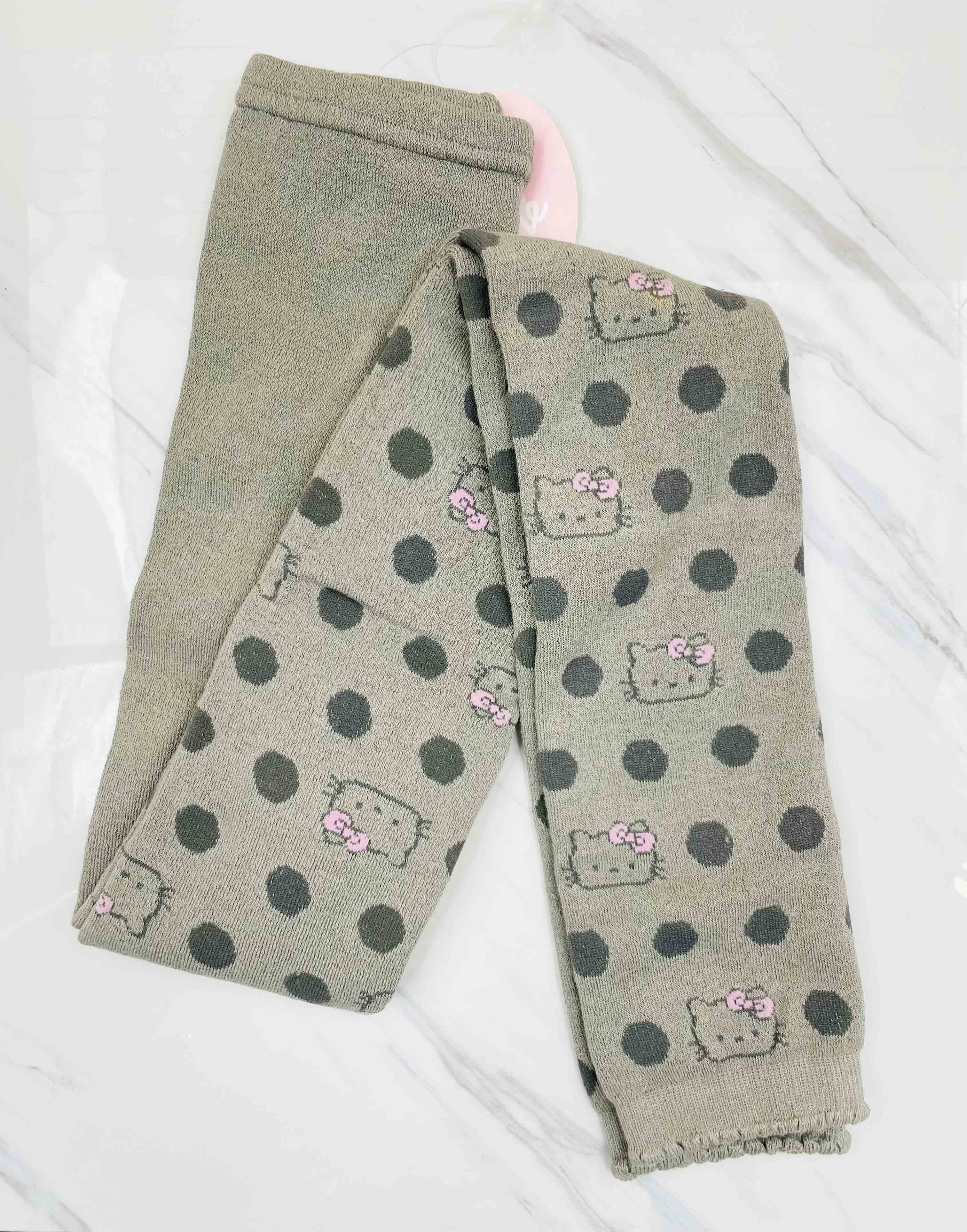 【震撼精品百貨】Hello Kitty 凱蒂貓~日本sanrio三麗鷗 KITTY保暖毛線褲襪M-灰*58553
