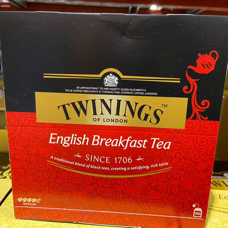 [COSCO代購4] a促銷到5/30 CA85984 Twinings 早餐茶 每包2公克 X 100包