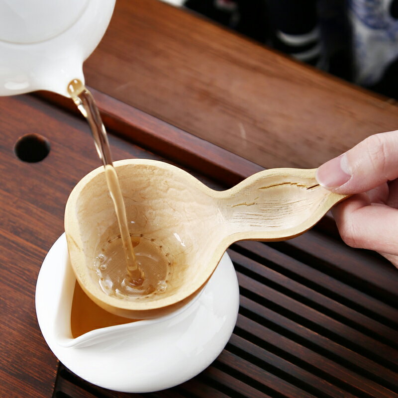 晟窯天然葫蘆茶濾茶漏個性茶葉過濾網勺創意功夫茶具配件茶道零配