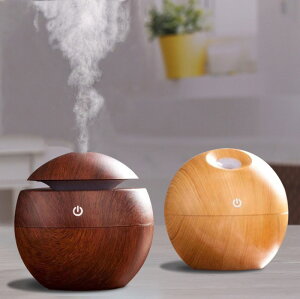 USB加濕器 小型加濕器霧化家用 創意木紋usb桌面靜音空氣