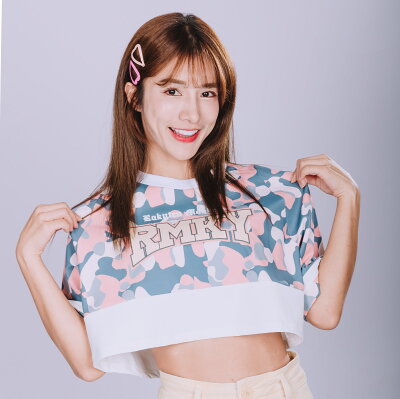 Rakuten Monkeys迷彩短版T