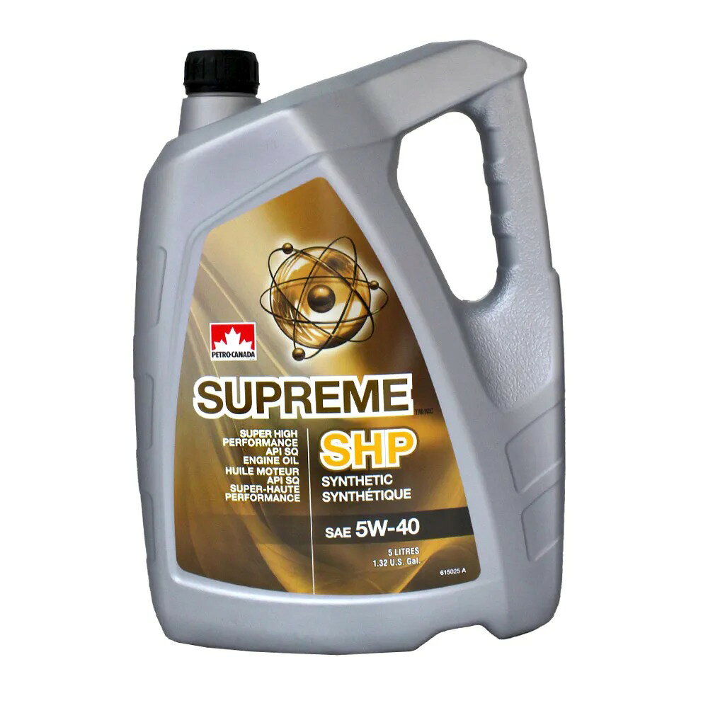 加拿大石油 PETRO-CANADA SUPREME 5W40 SHP 全合成機油 5L
