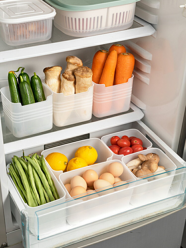冰箱側門收納盒家用雞蛋保鮮盒食品級側面收納盒儲物廚房整理神器