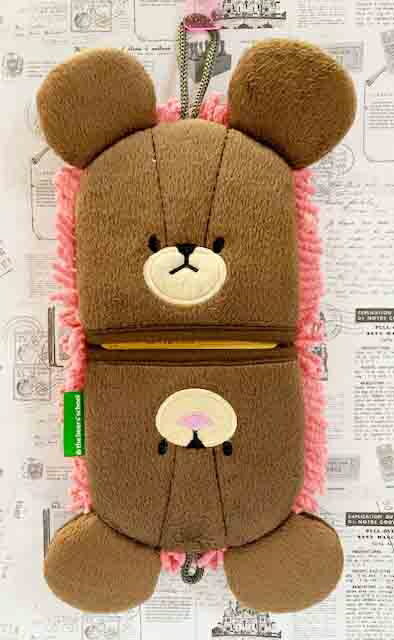 【震撼精品百貨】上學熊The bears school 日本兩用擦手巾-粉*76756 震撼日式精品百貨