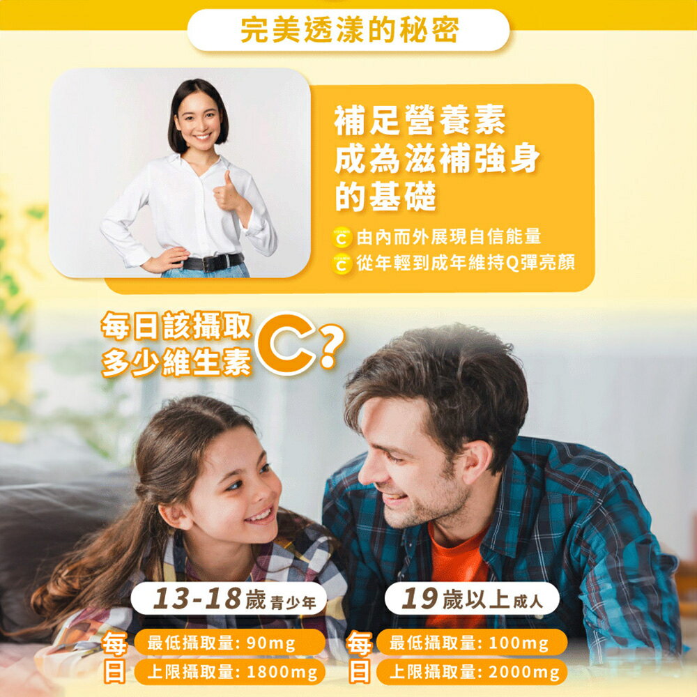 ＵＴＯ｜中化健康360 倍多喜維他命C錠(90錠/瓶) 台灣公司貨/開立發票 4