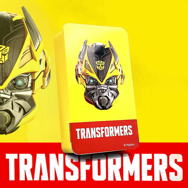 【正版授權】變形金鋼 滑蓋式收納鐵盒