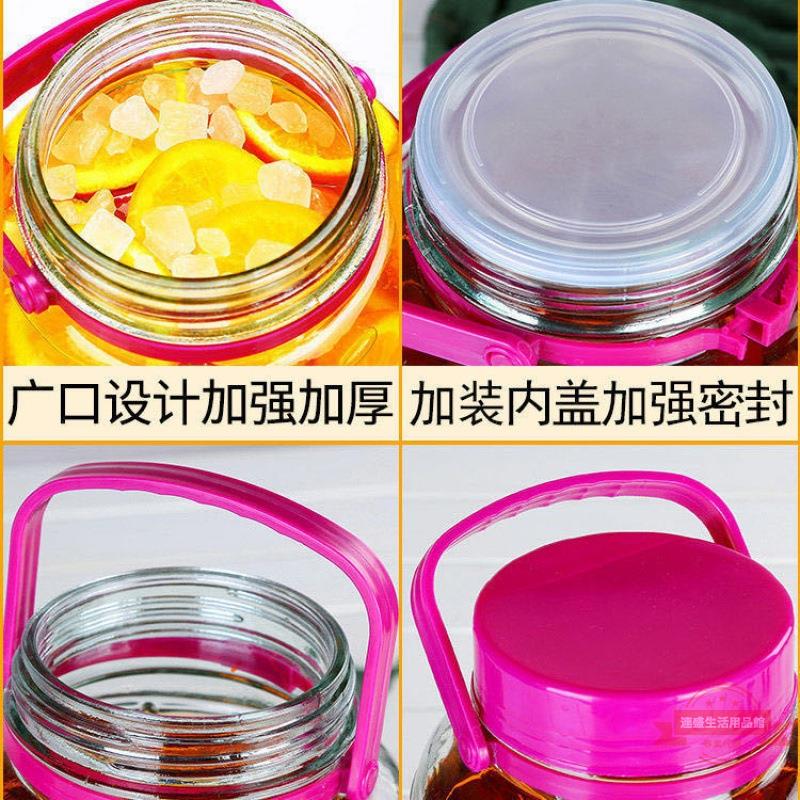 加厚玻璃泡酒瓶帶蓋醃製泡菜醃菜壇子10公斤30斤家用臘八蒜密封罐