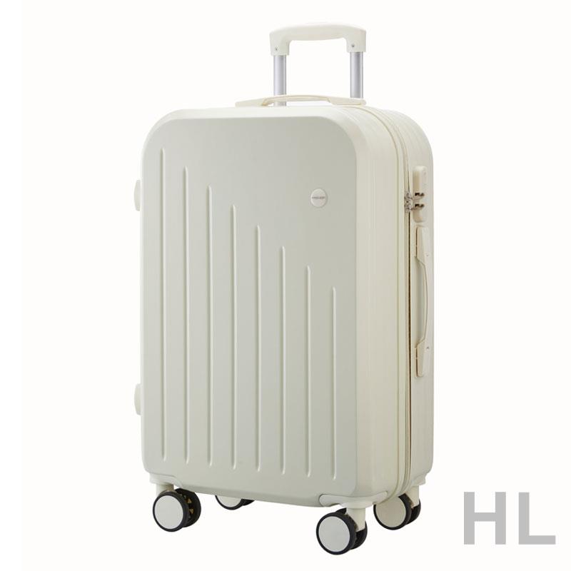 HL 2023新款前置開口行李箱拉桿箱女多功能充電旅行箱密碼箱皮箱子男