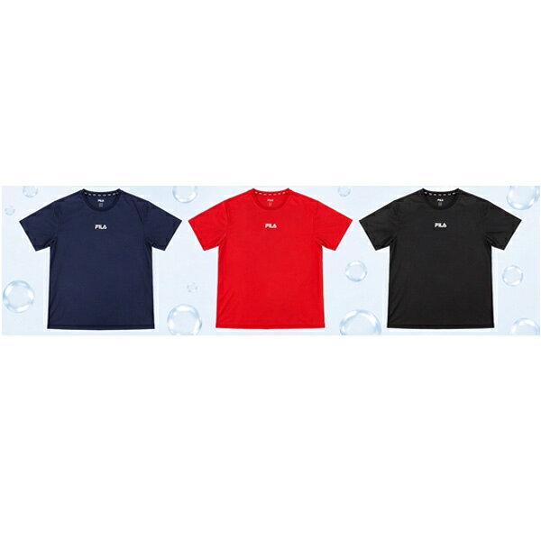【晨光】FILA 男涼感圓領短袖上衣 M/L/XL 丈青/橘紅/黑色(0652)【現貨】【APP滿額下單10%點數(單一帳號最高1000點)】9/30止