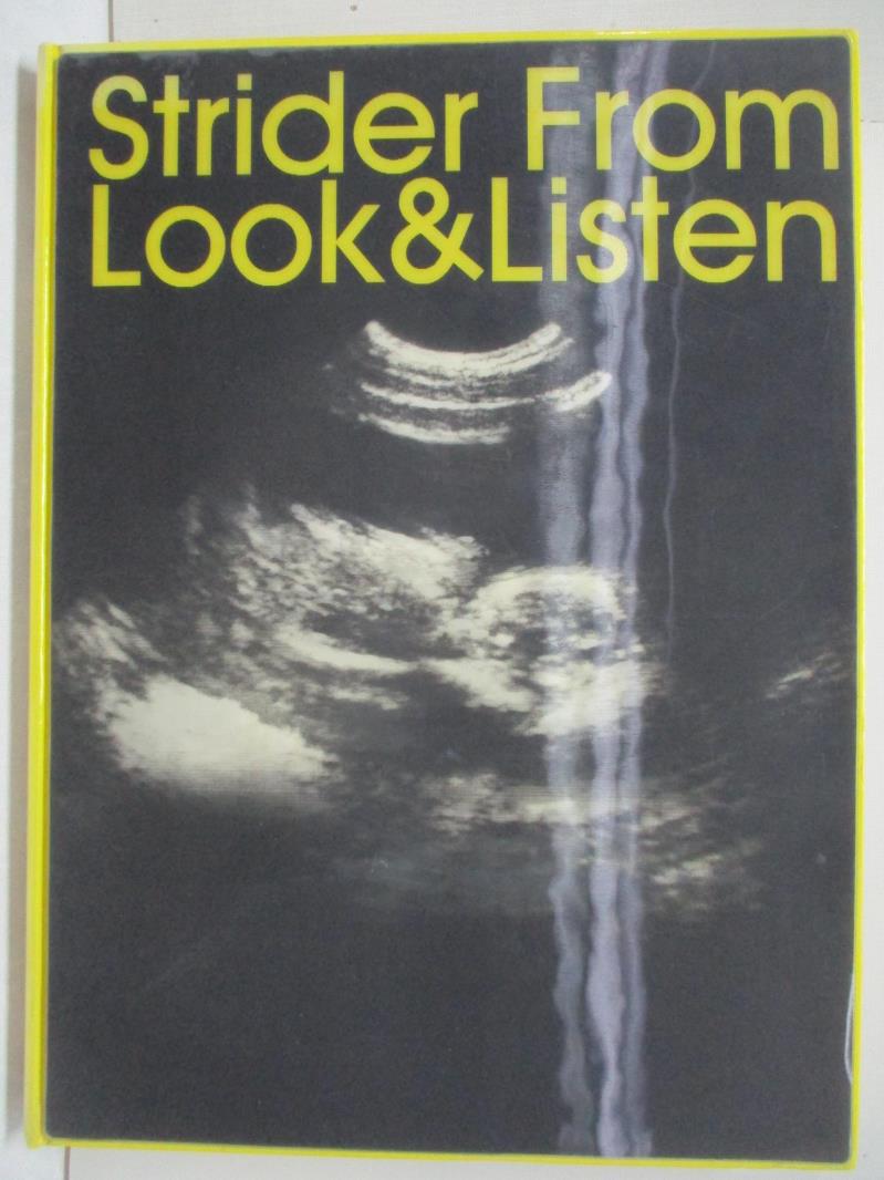 【書寶二手書T5／設計 FGM】Strider from look & listen edited by John Ma