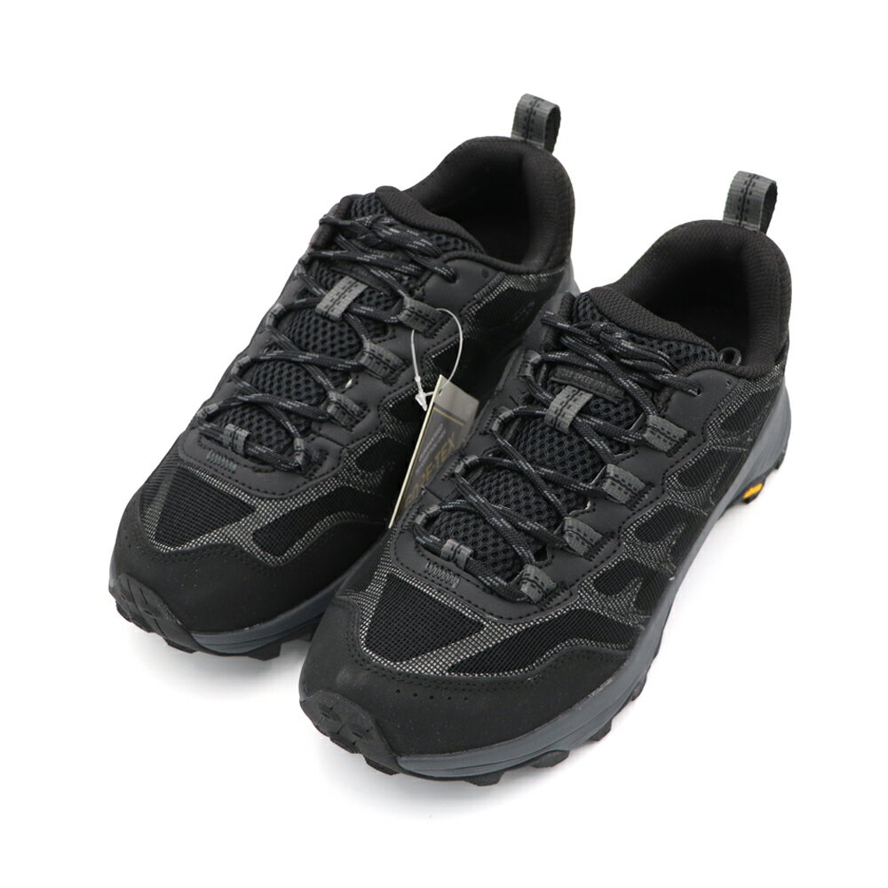【全館滿額折】 Merrell Moab Speed XTR GTX 黑灰 防水 黃金大底 低筒 輕量 健行慢跑鞋 女款 NO.J1547【ML067176】