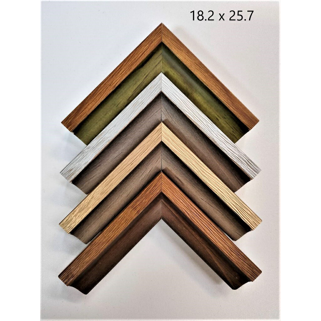 拼圖框 - 臺灣製234優質雙色木框 (適用作品尺寸：18.2 x 25.7公分)