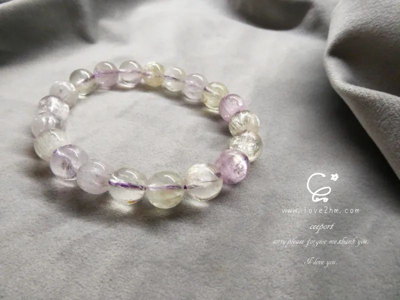紫鋰輝10.5mm手串 紫鋰輝 水晶手鍊 晶晶工坊-love2hm
