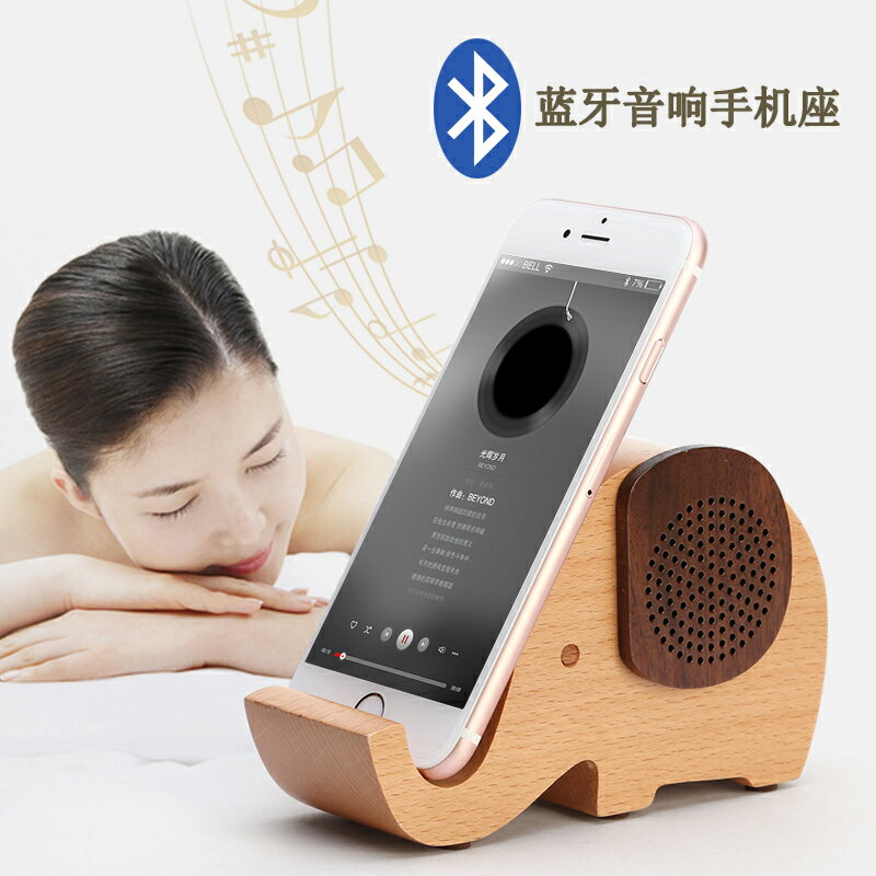 可愛大象創意時尚多功能桌面擺件北歐風實木質筆筒斜插式筆插筆座