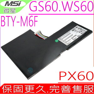 微星BTY-M6F 電池(原裝) MSI PX60,GS60 2PC-010CN,GS60 2PC-279XCN,GS60 2PE-280CN, WS60,WS602OJ,WS6020JU, WS6020JU,WS606QI,WS606QJ