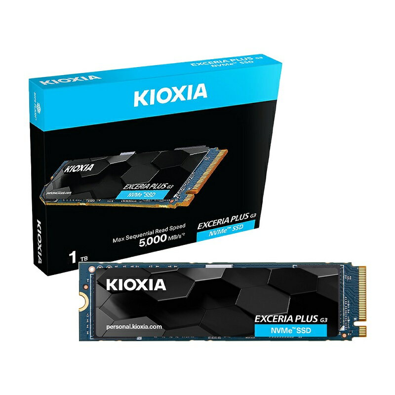 【最高現折268】KIOXIA 鎧俠 EXCERIA PLUS G3 1TB Gen4 M.2/讀5000/寫3900/TLC SSD 固態硬碟