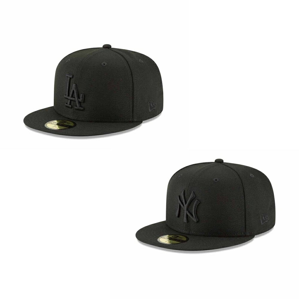 NEW ERA 棒球帽 59FIFTY 5950 LOGO 道奇/洋基【iSport愛運動】