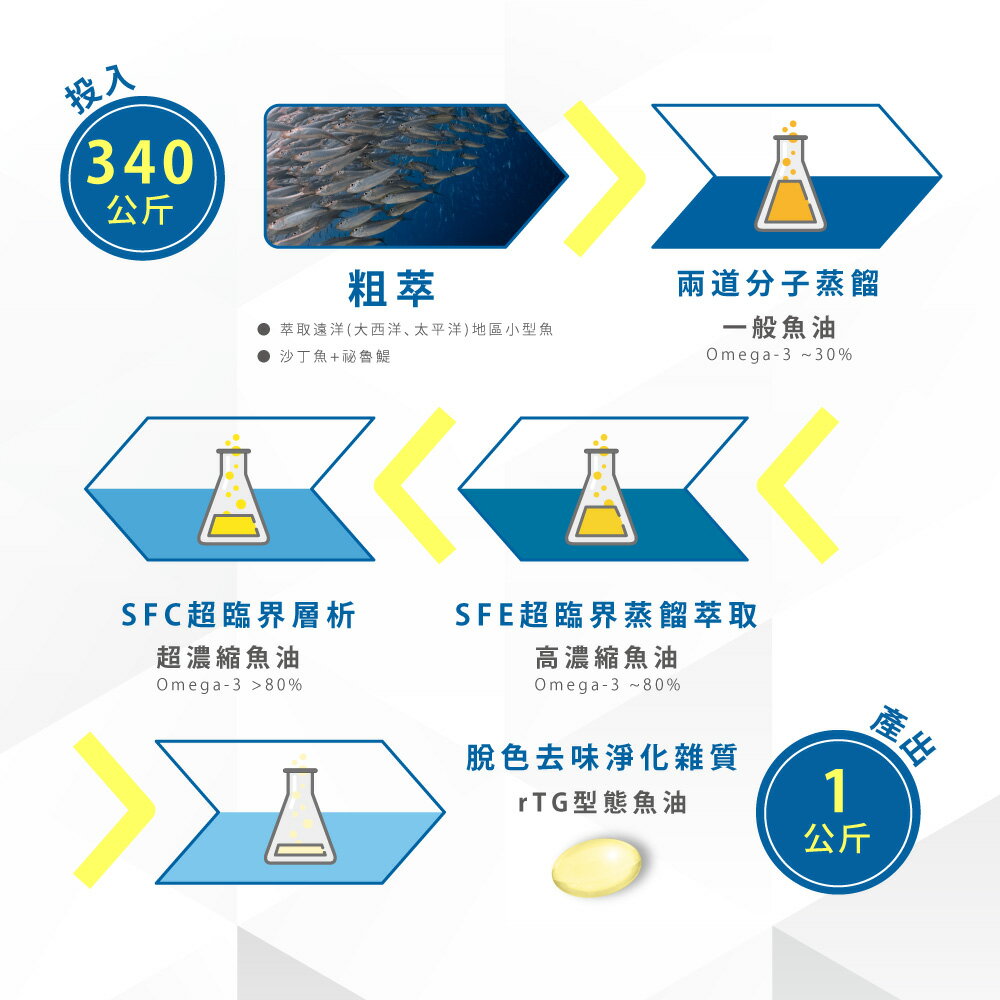 《多立康》rTG48/32 Omega-3高純淨魚油(90粒/瓶)(迷你粒) 6